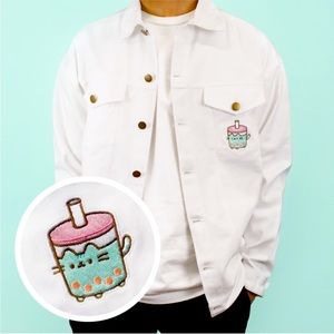 Spring 2023 Pusheen white Denim jacket